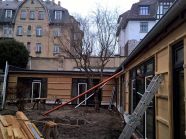 Fassadendämmung mit anschliesender Holzfassade